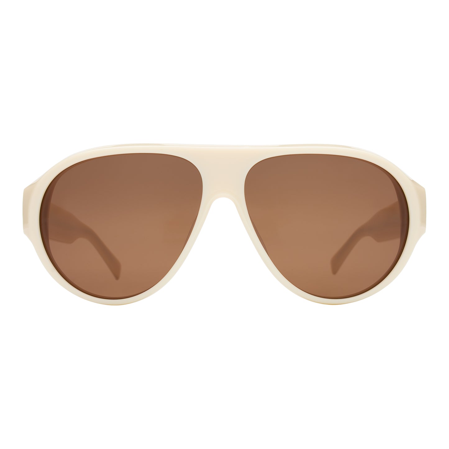 Douglas Sunglasses shown in Cream with Brown lenses