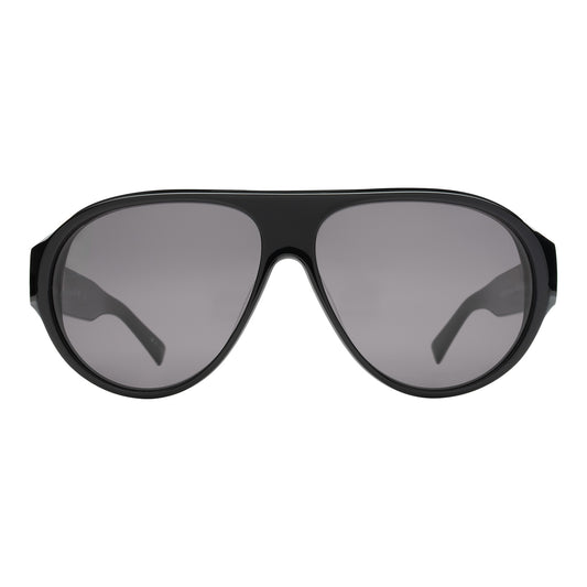 Douglas Sunglasses shown in Black with Grey lenses