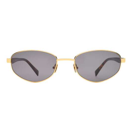 Fisher Sunglasses in Gold Havana with Grey lenses