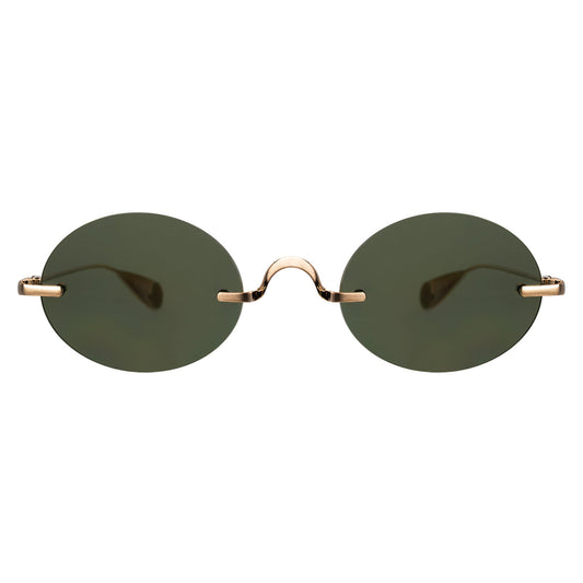 Havana Sunglasses in Gold with Olive lenses