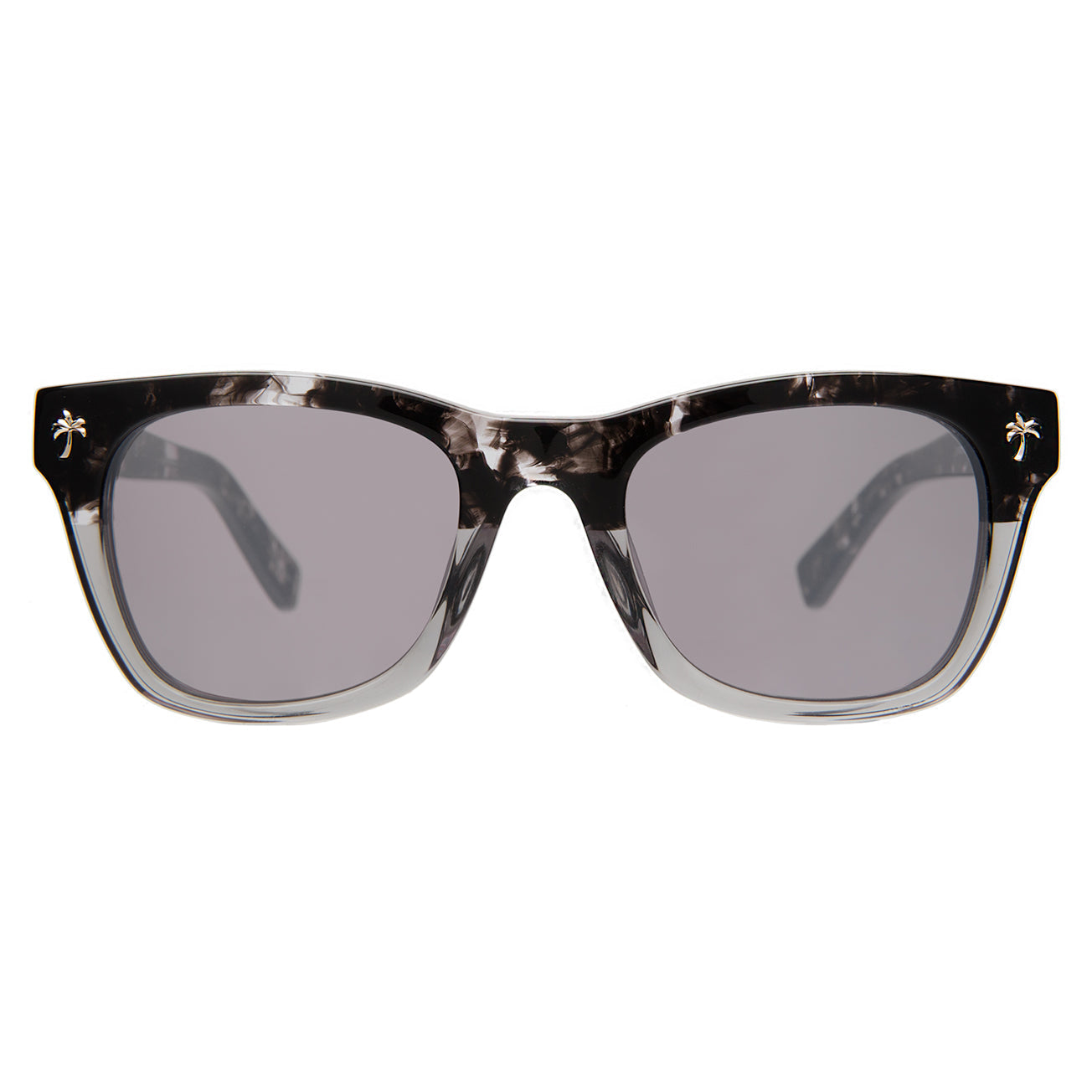 Hibiscus Sunglasses in HH Galaxy with Metal Mirror lenses