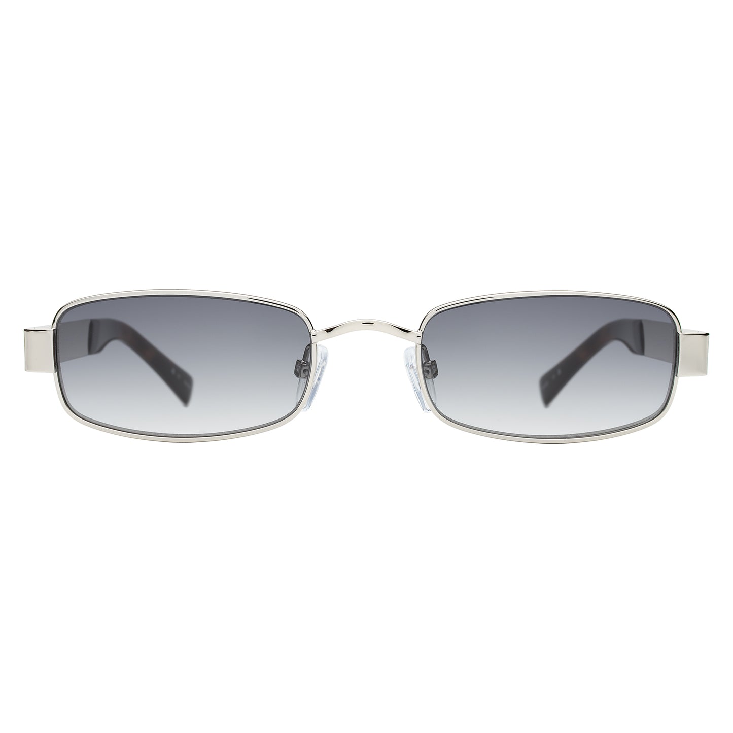 Shores Sunglasses in Silver with Grey Gradient lenses